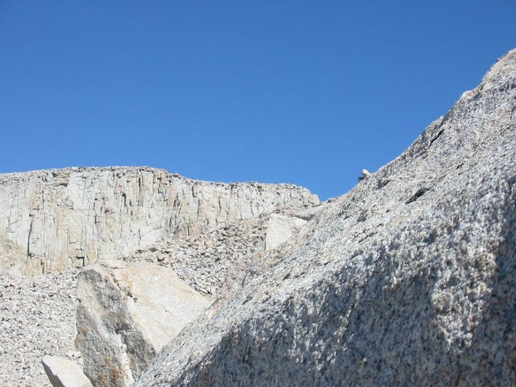 Views of the summit None