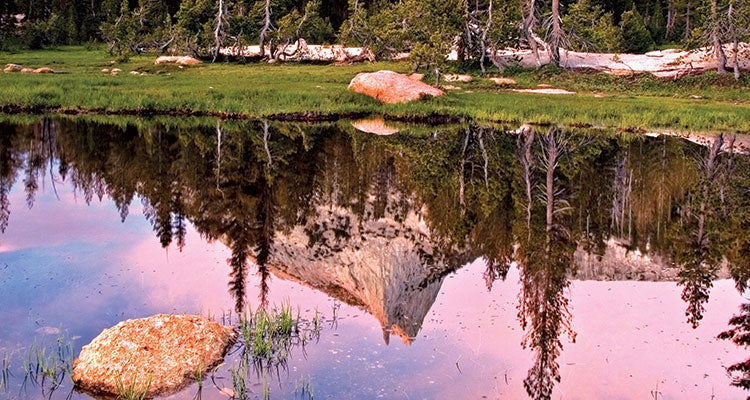 "mountain reflection"