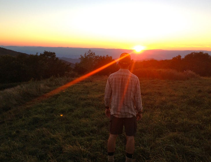 Virginia Sunrise Parker Blazevich, a student at Virginia Military Institute, sent in this photo he calls \