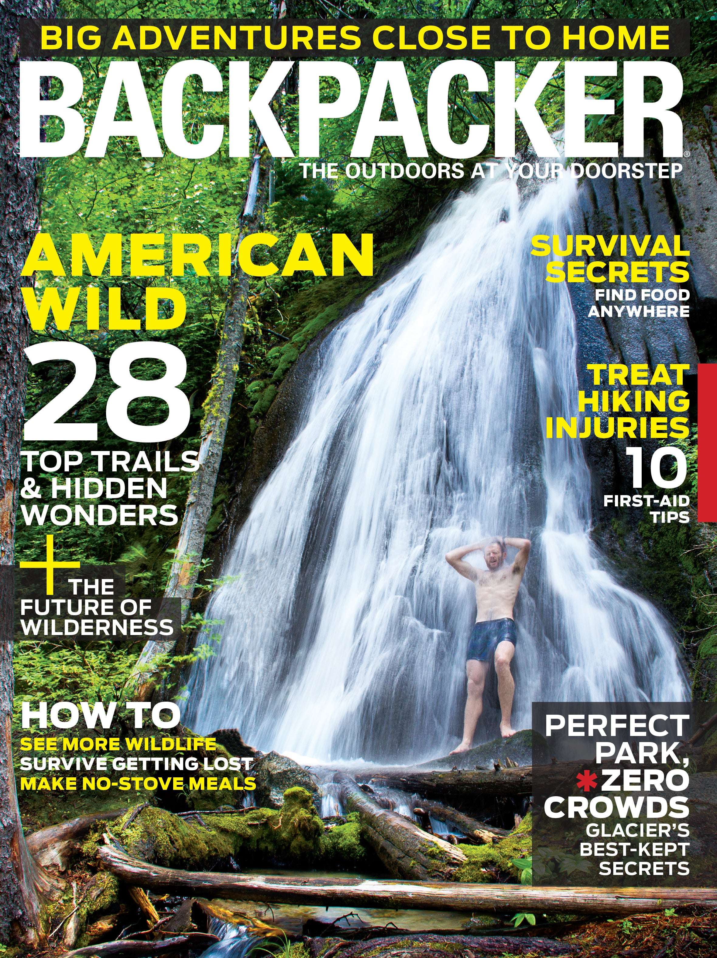 "September 2014 Cover of Backpacker Magazine"