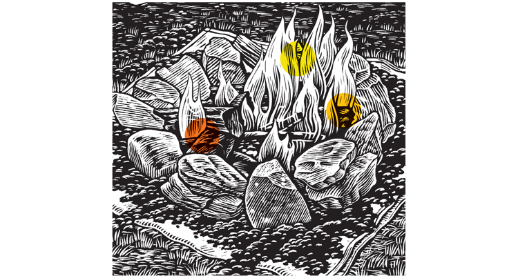 "Hotspot fire illustration by David Danz"