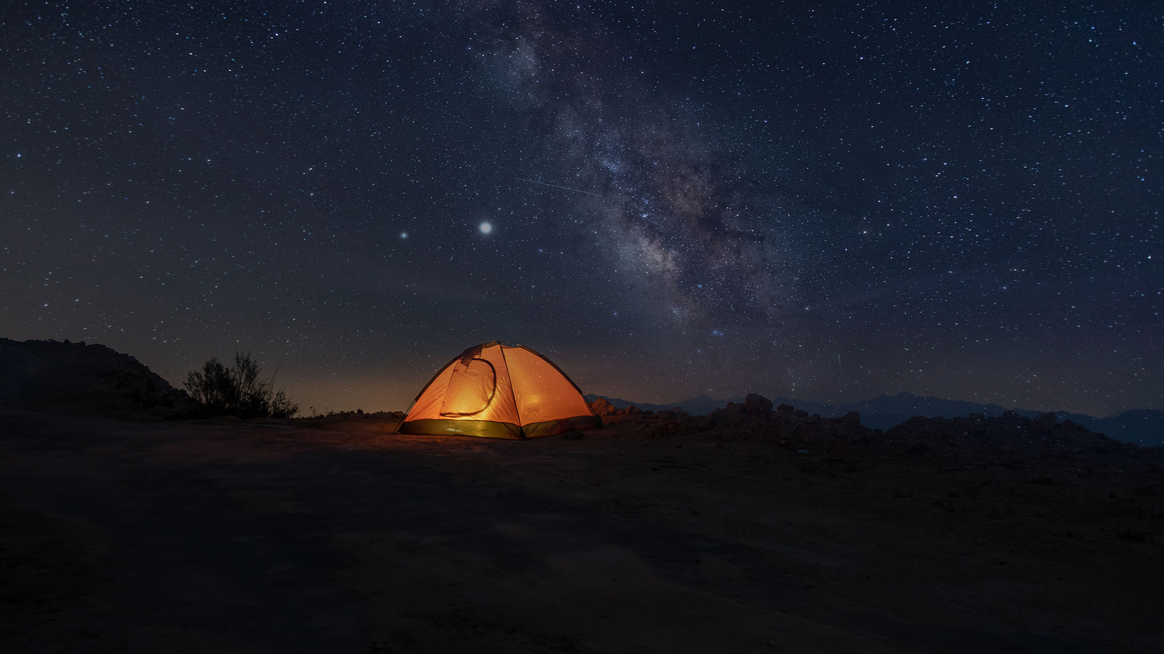 How to Photograph a Tent at Night