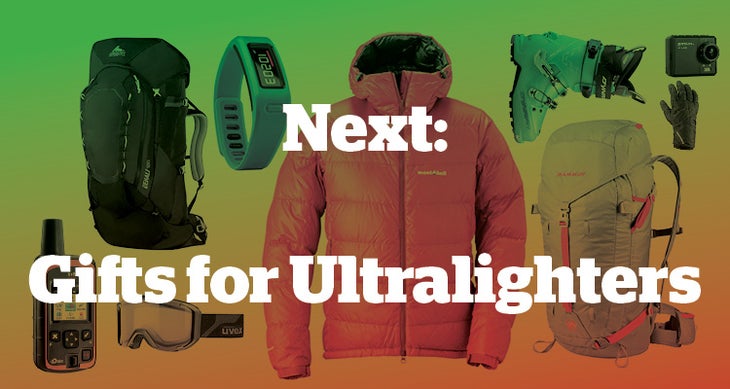 Next: Gifts for Ultralighters Next: Gifts for Ultralighters