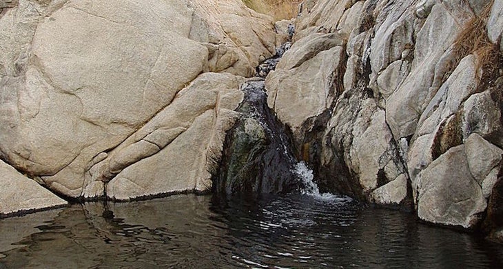 Deep Creek Hot Springs, Mojave Desert/San Bernardino Nat. Forest, CA Channel your inner “Wild” and hike 6 miles of the Pacific Crest Trail outside of Hesperia, Calif. to these hot springs in the San Bernardino National…