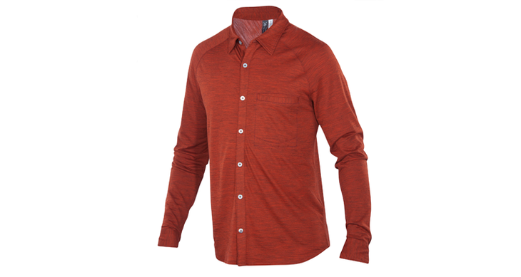 Ibex OD Heather Long Sleeve Shirt Ibex OD Heather (Courtesy Photo)