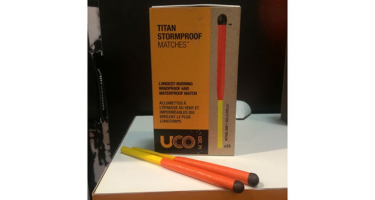 UCO Titan Stormproof Matches fall 2015 camp kitchen preview: UCO Titan Stormproof Matches