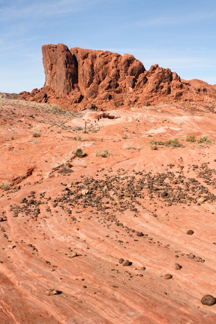 Conglomerate Strewn Over Sandstone None