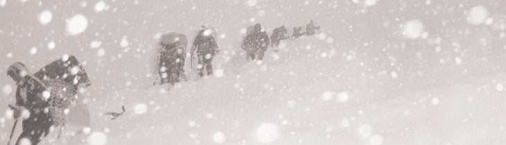 In October 2014, hundreds of trekkers were caught in a deadly blizzard on Nepal's Annapurna Circuit In October 2014, hundreds of trekkers were caught in a deadly blizzard on the Annapurna Circuit