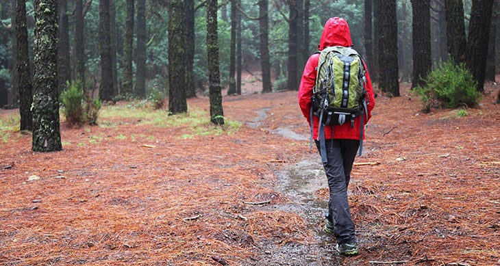 Rainy hike How to waterproof your backpack