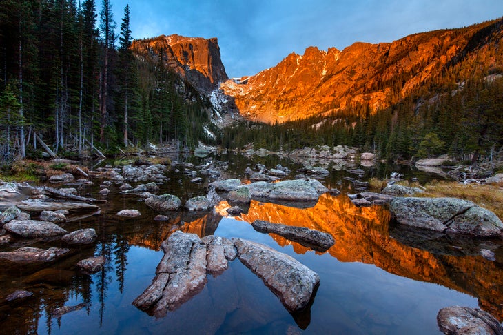 Dream Lake, Rocky Mountain NP, CO mountain landscape photos