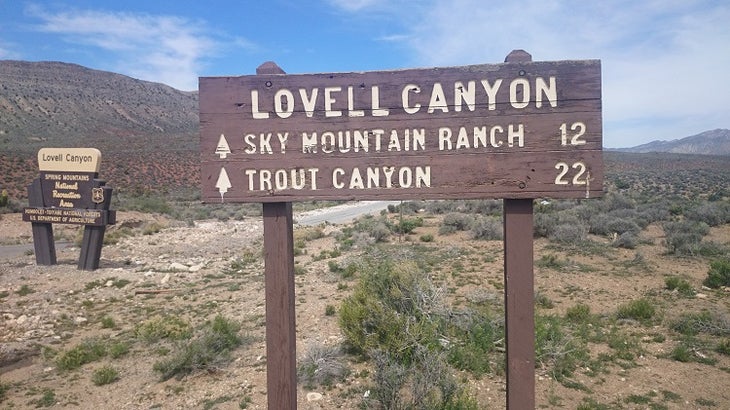 Lovell Canyon Road Lovell Canyon Road