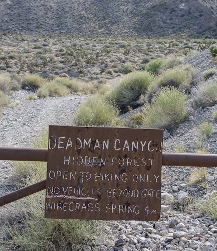 Trailhead Sign Trailhead Sign