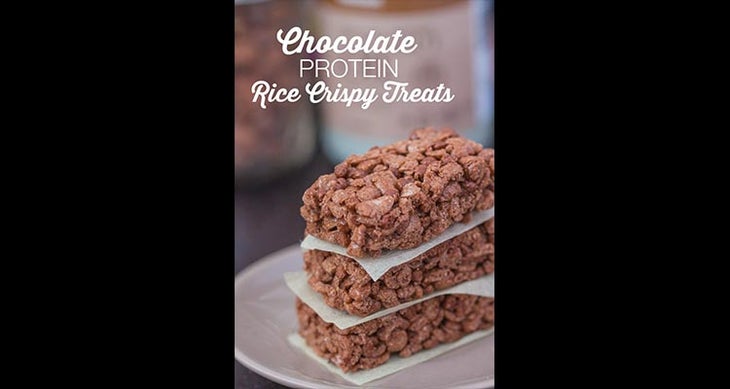 Chocolate Protein Rice Krispy Treats Chocolate Protein Rice Krispy Treats