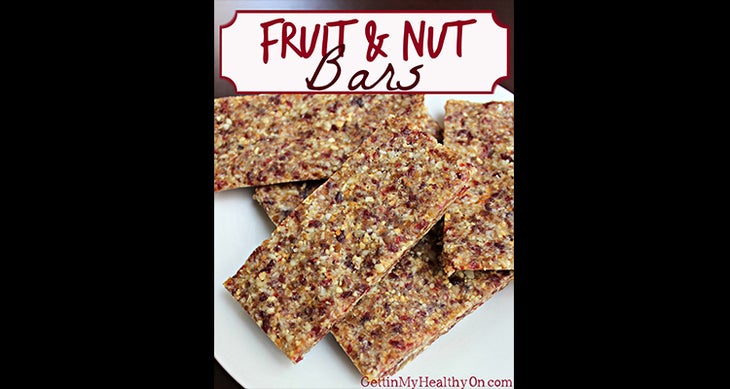 Fruit and Nut Bars Fruit and Nut Bars