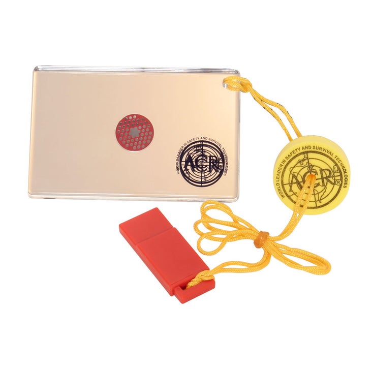 Hot Shot Signal Mirror/Whistle Combo by courtesy