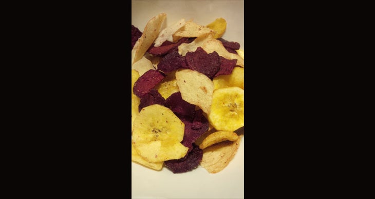 Baked Veggie Chips paleo snack