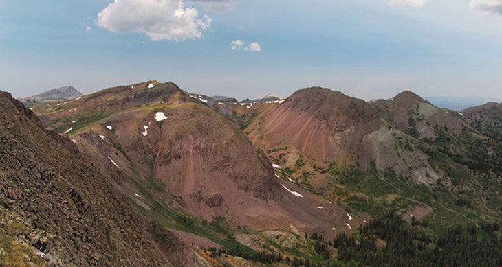 The Tushars are Utah’s second-highest range after the Uintas. Delano Peak (the highest point on the left) is the tallest. (Photo by Rovingmagpie) The Tushars are Utah’s second-highest range after the Uintas. Delano Peak (the highest point on the left) is the tallest. (Photo by Rovingmagpie)