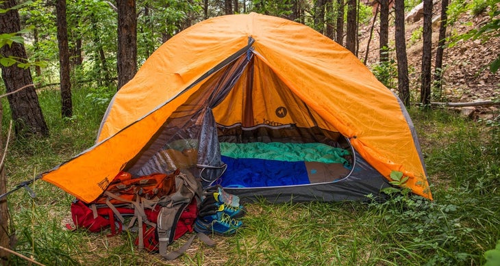 Gear Placement Tent updrage