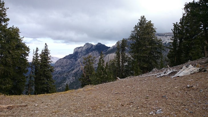 View of MacFarland Peak and Sweet Camping Spot View of MacFarland Peak