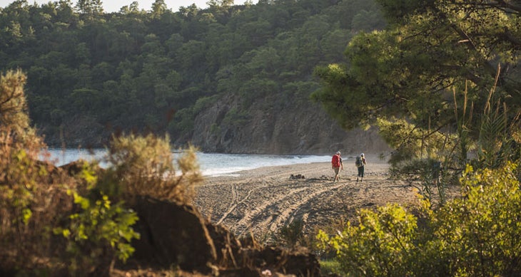 Beach Camp turkey's lycian way