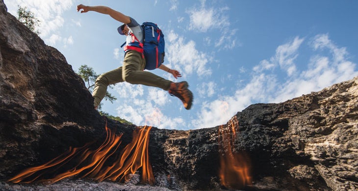 The Flames of Chimera turkey's lycian way