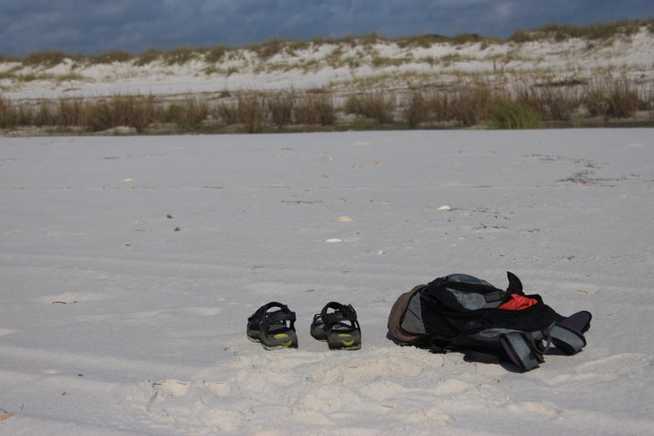 Take hike, then a dip Bring your sandals for a hike through Bon Secour and your swim for a dip at the end