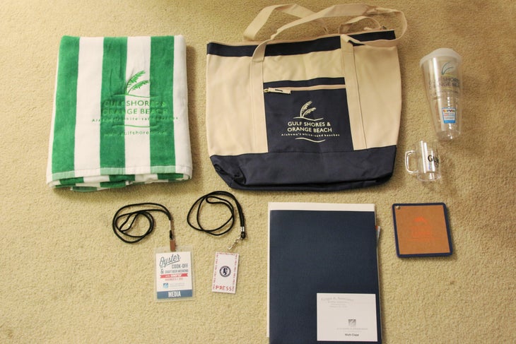 What I brought back Here's what I brought back from the trip. Lovin' the press badges!