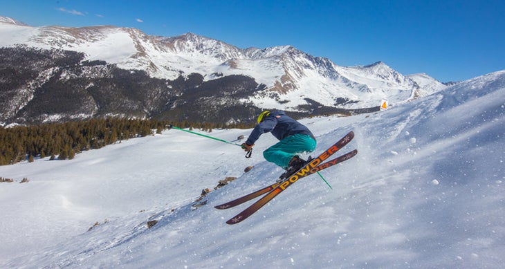 Big and Small ski test