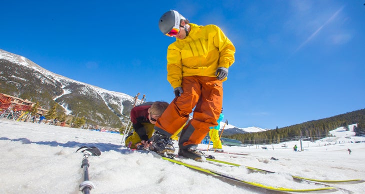 Helping Hand ski test