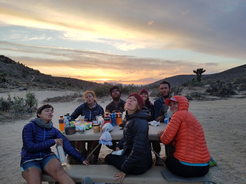 "pacific crest trail desert family"
