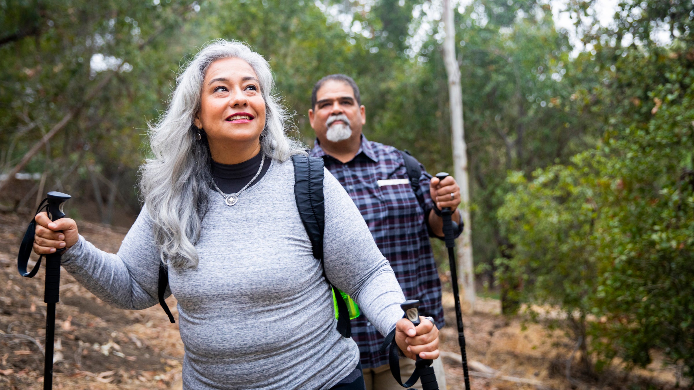 hiking partners on the trail
