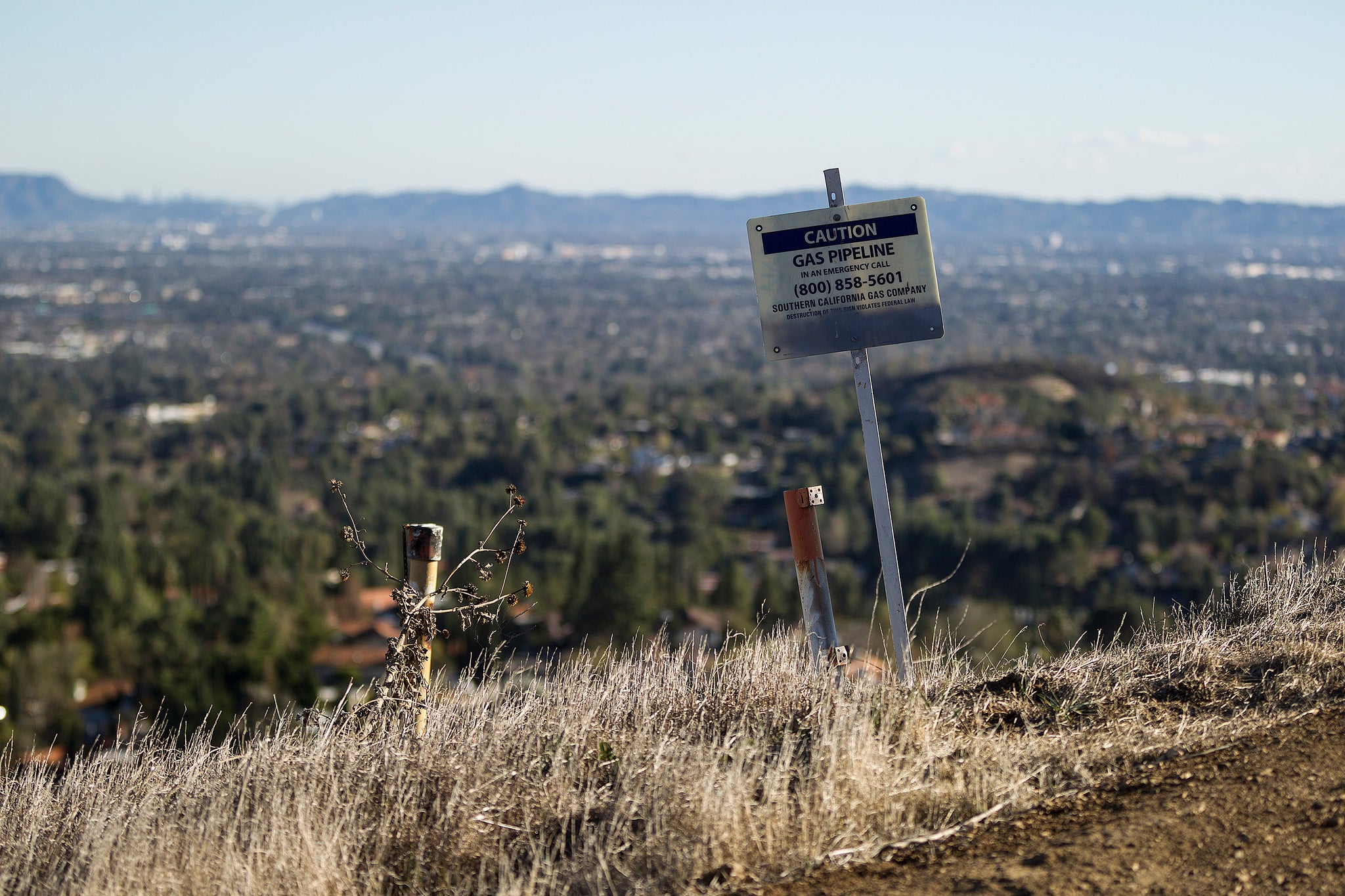 "Gas pipeline in Aliso Canyon"
