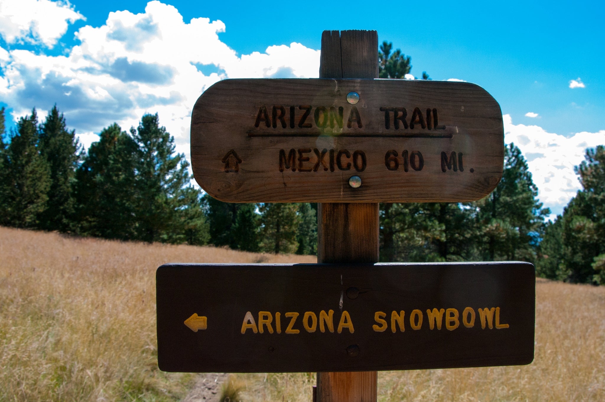"Arizona Trail sign"
