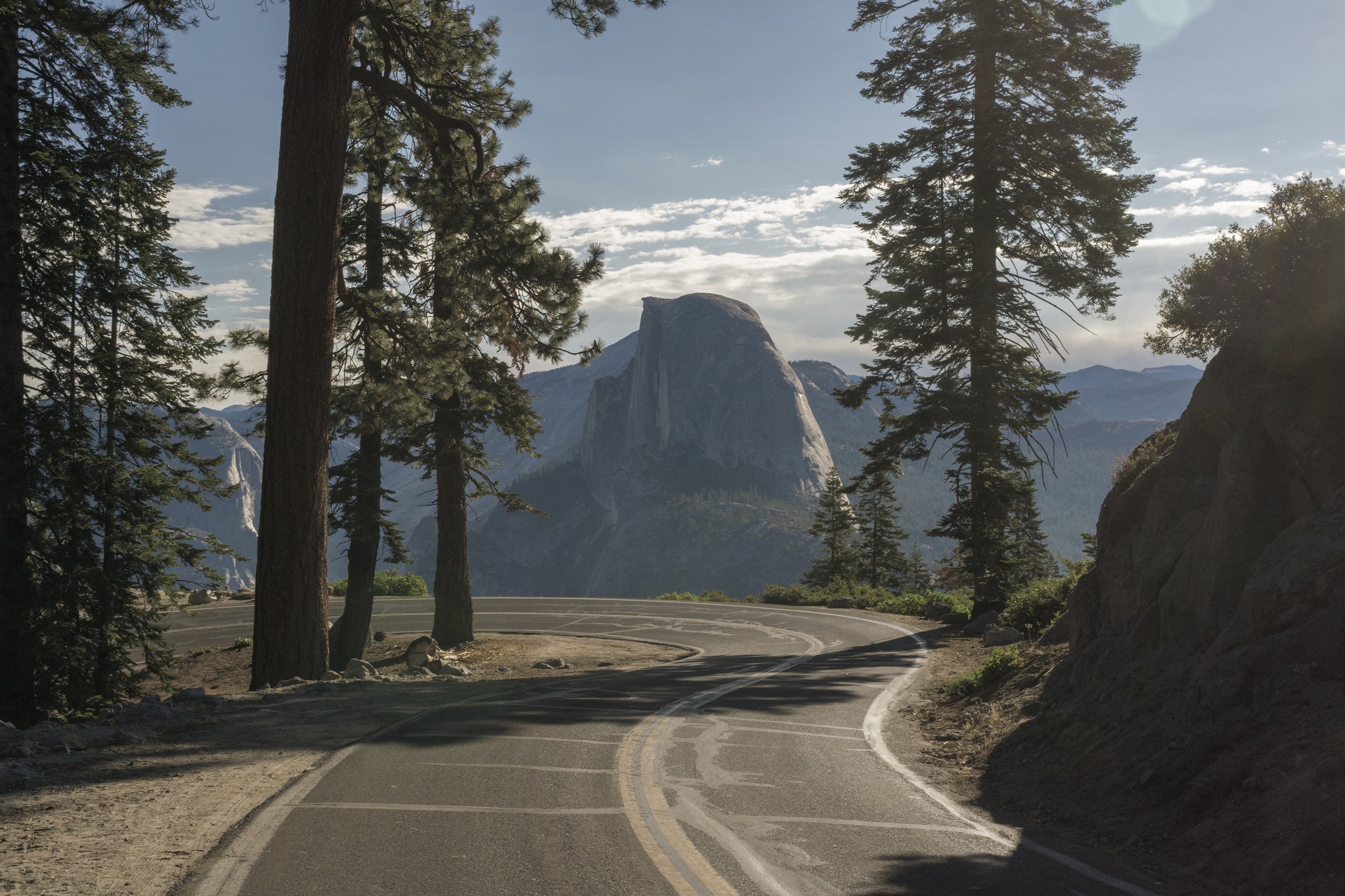"Half Dome from Glacier Point Road"