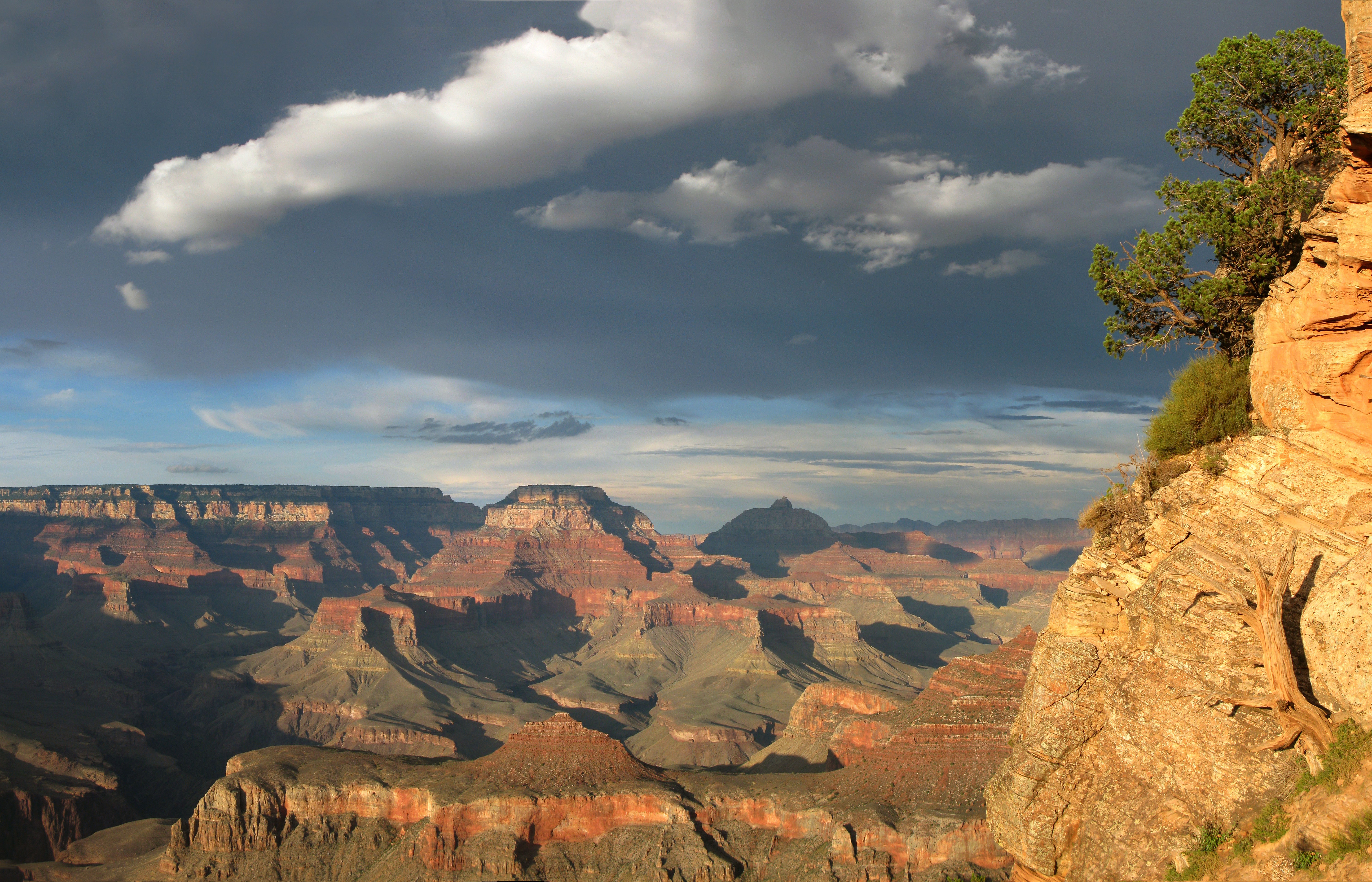 "Grand Canyon after thunderstorm"