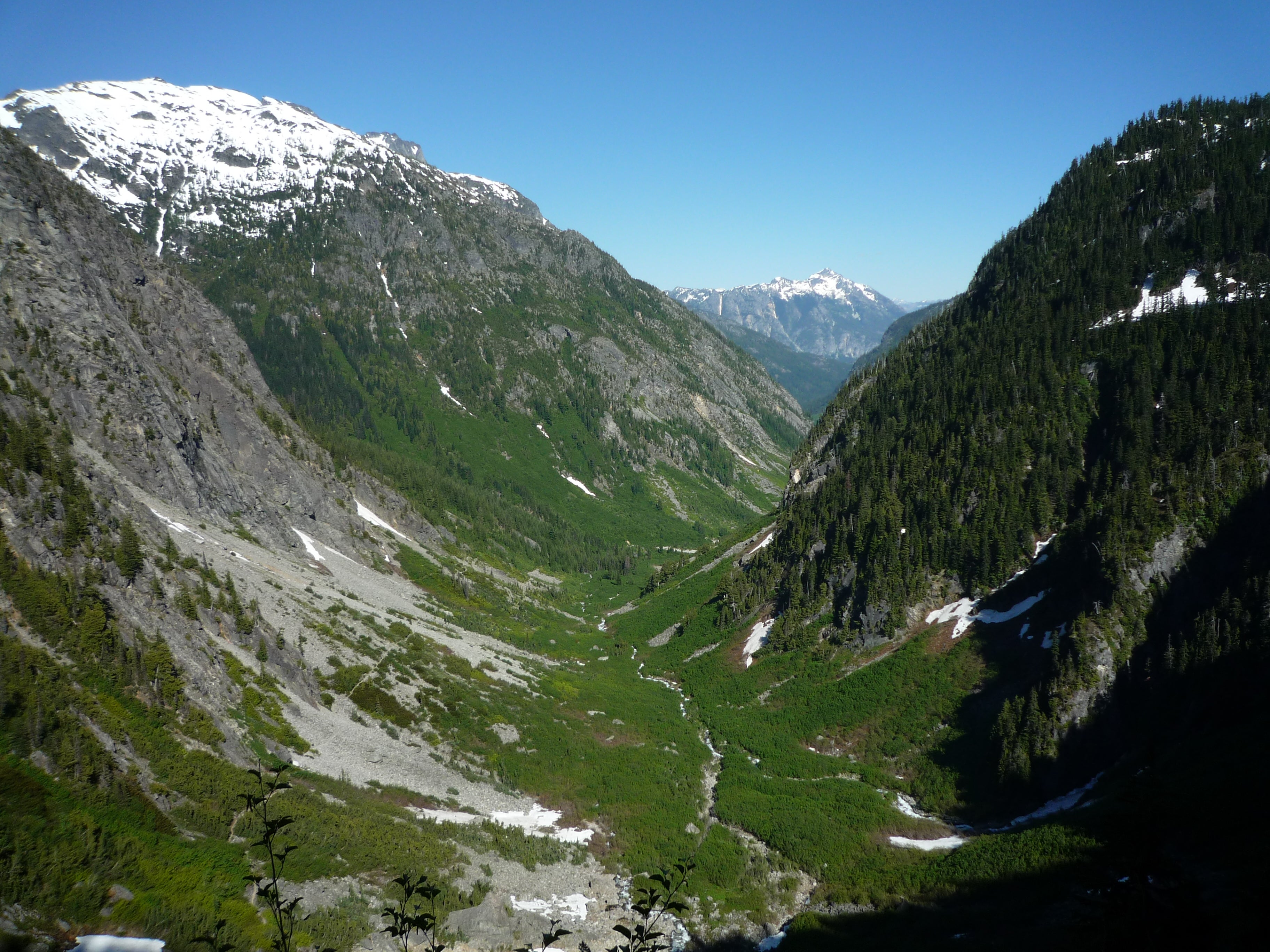 "View down the Stehekin River Valley"