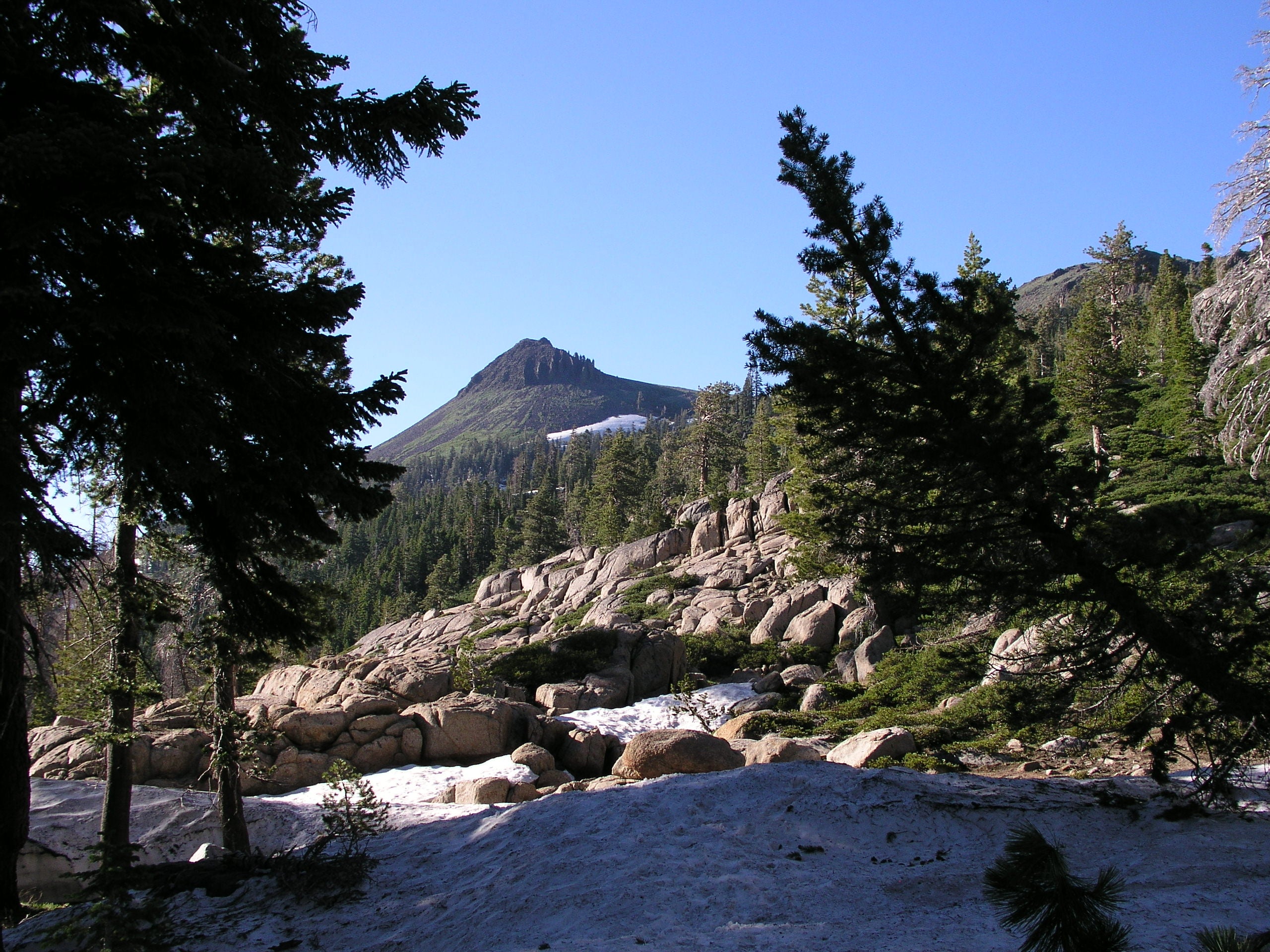 "Looking back to Tinker Knob"