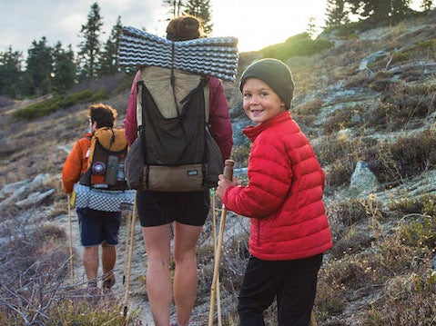 Buddy Backpacker: 5-Year-Old Thru-Hiker Buddy Backpacker hiking the Appalachian Trail