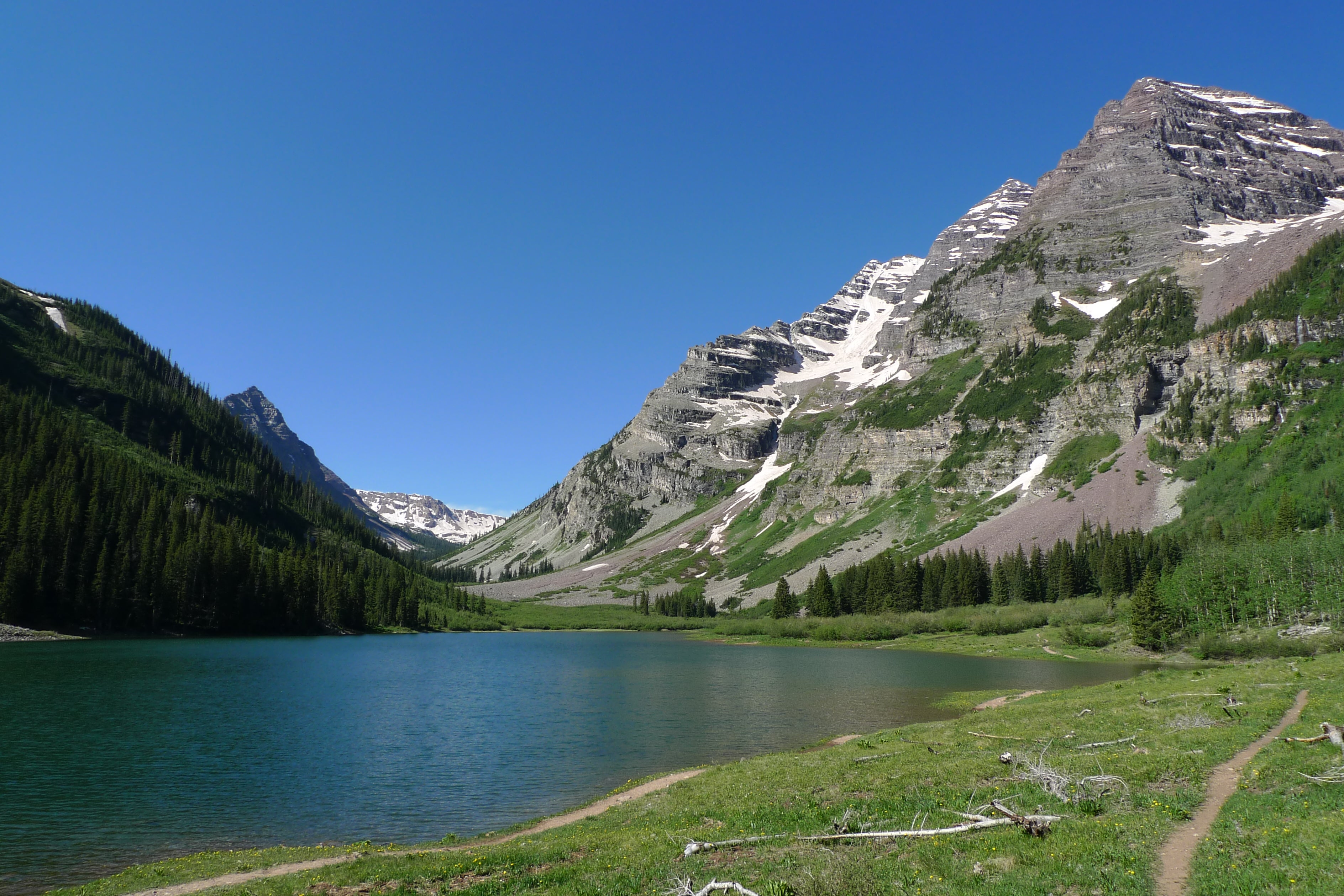 "Crater Lake Maroon Bells"