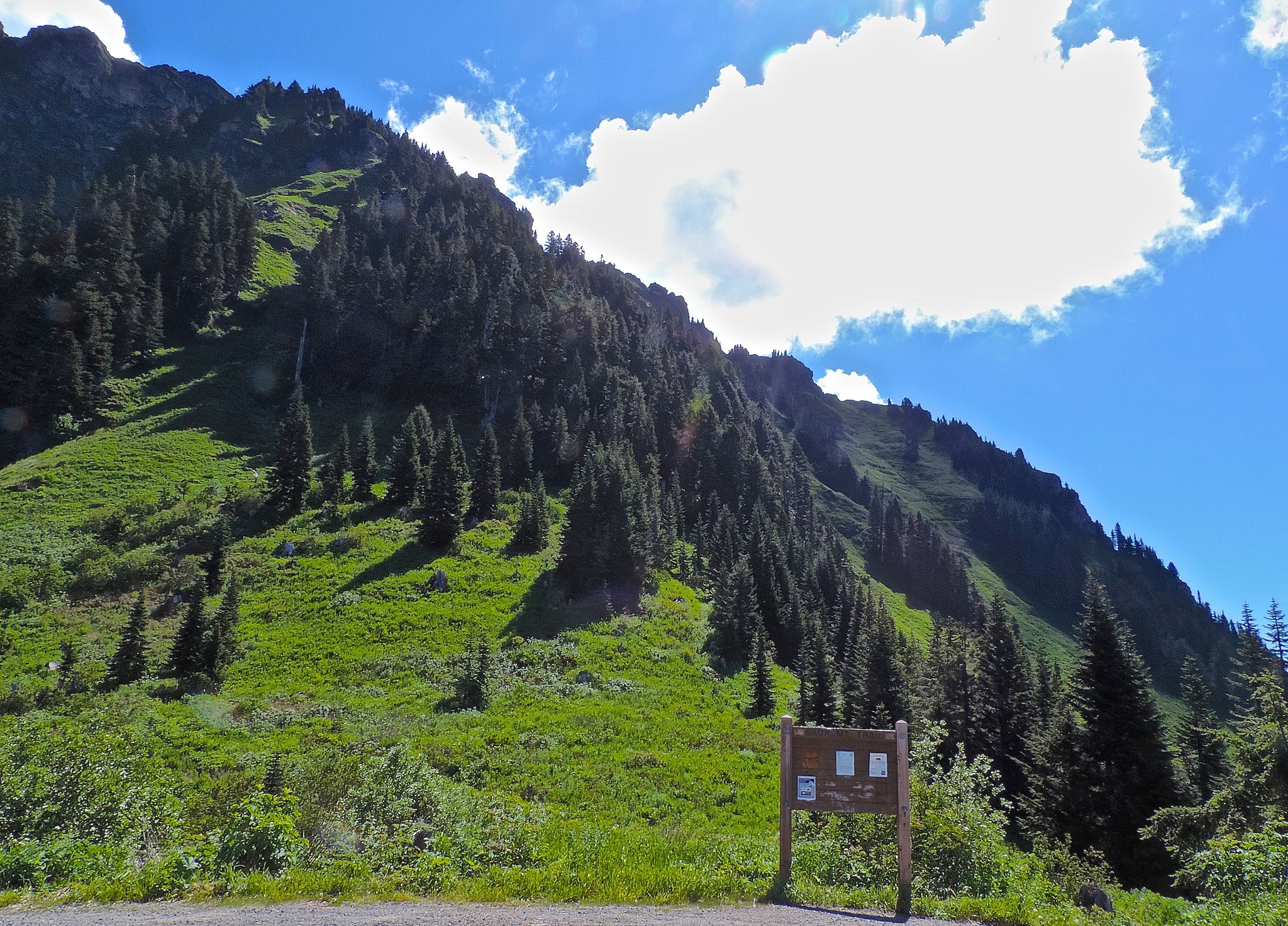 "Sauk Mt trailhead"