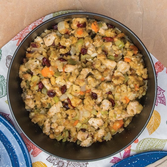 stuffing thanksgiving camping