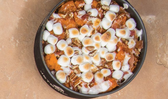 sweet potato casserole thanksgiving camping