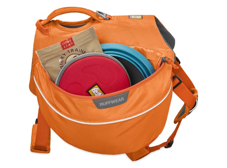 Ruffwear-ApproachPack-OrangePoppy-TopView None