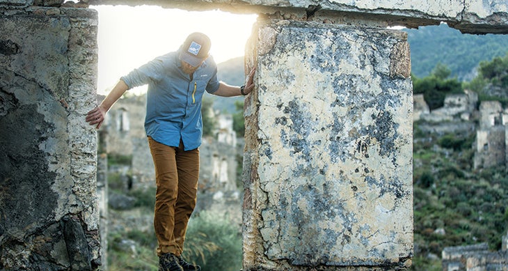 Columbia Featherweight The Lycian Way passes by numerous ruins, from Roman-era amphitheaters to Kayakoy (pictured), a city abandoned shortly after WWI. pc: Jon Mancuso