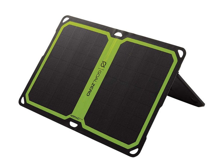 0417BPGG_Electronics_GoalZero_gn Goal Zero Nomad 7 Plus best solar chargers for backpacking