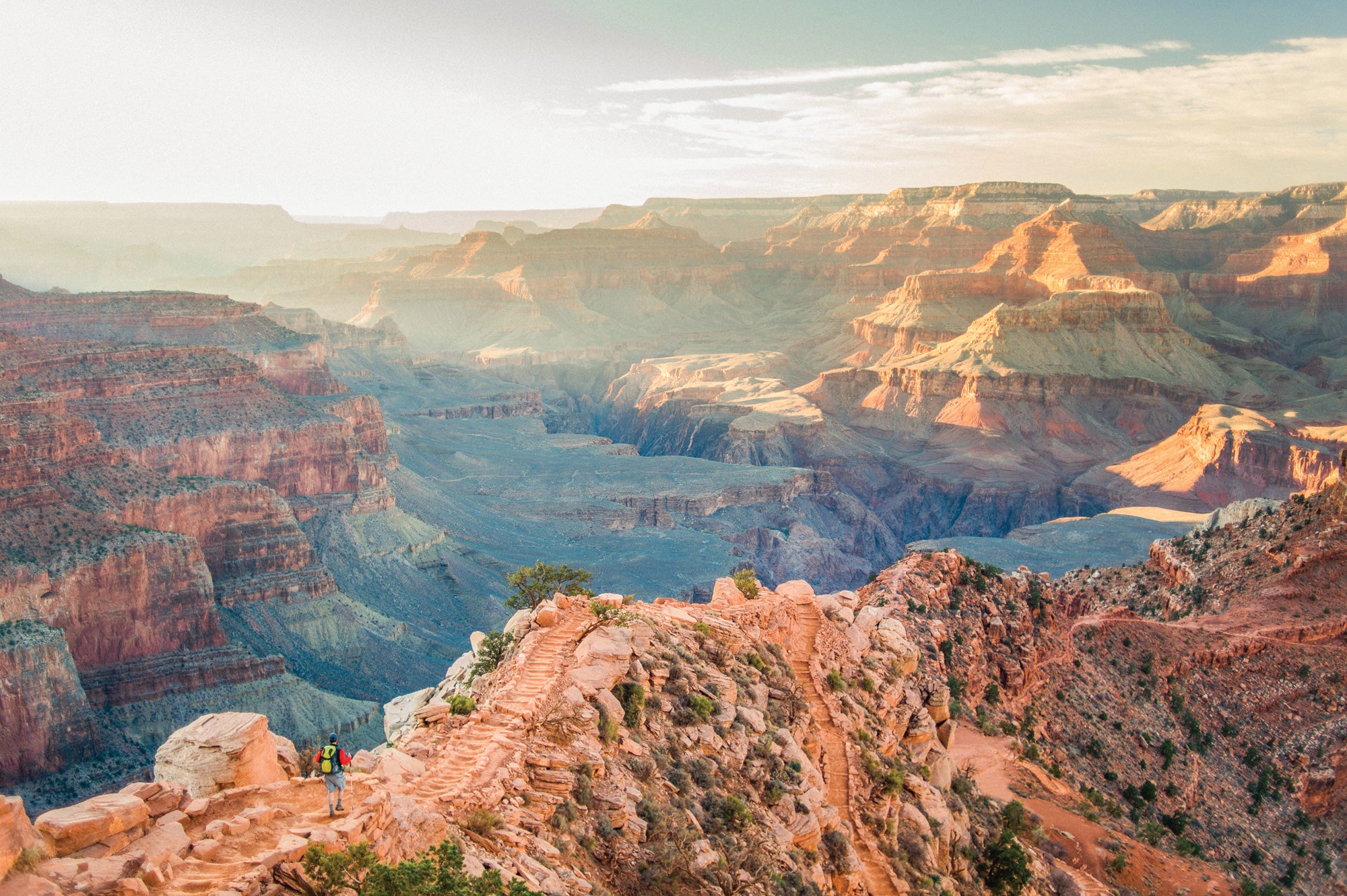 "Easy pick: The Arizona Trail crosses the Grand Canyon rim to rim."