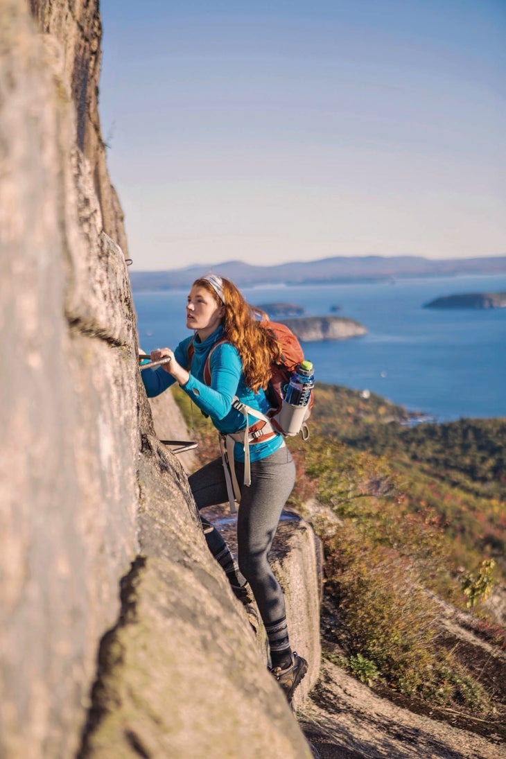 1018FEAT_WalkTheLine_Precipice_CBennett1819_gn High ledges Precipice Trail