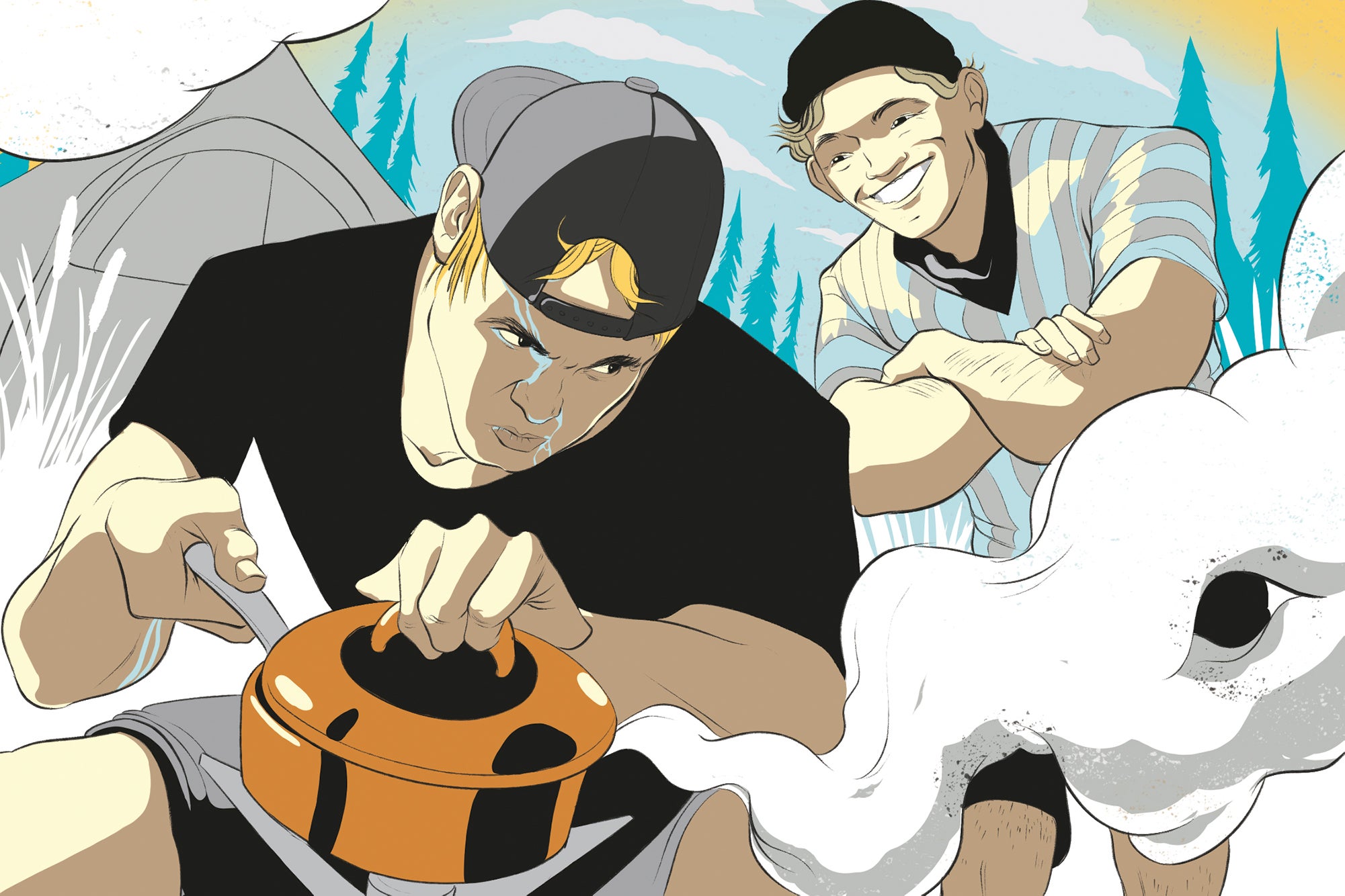 "baking in the backcountry"