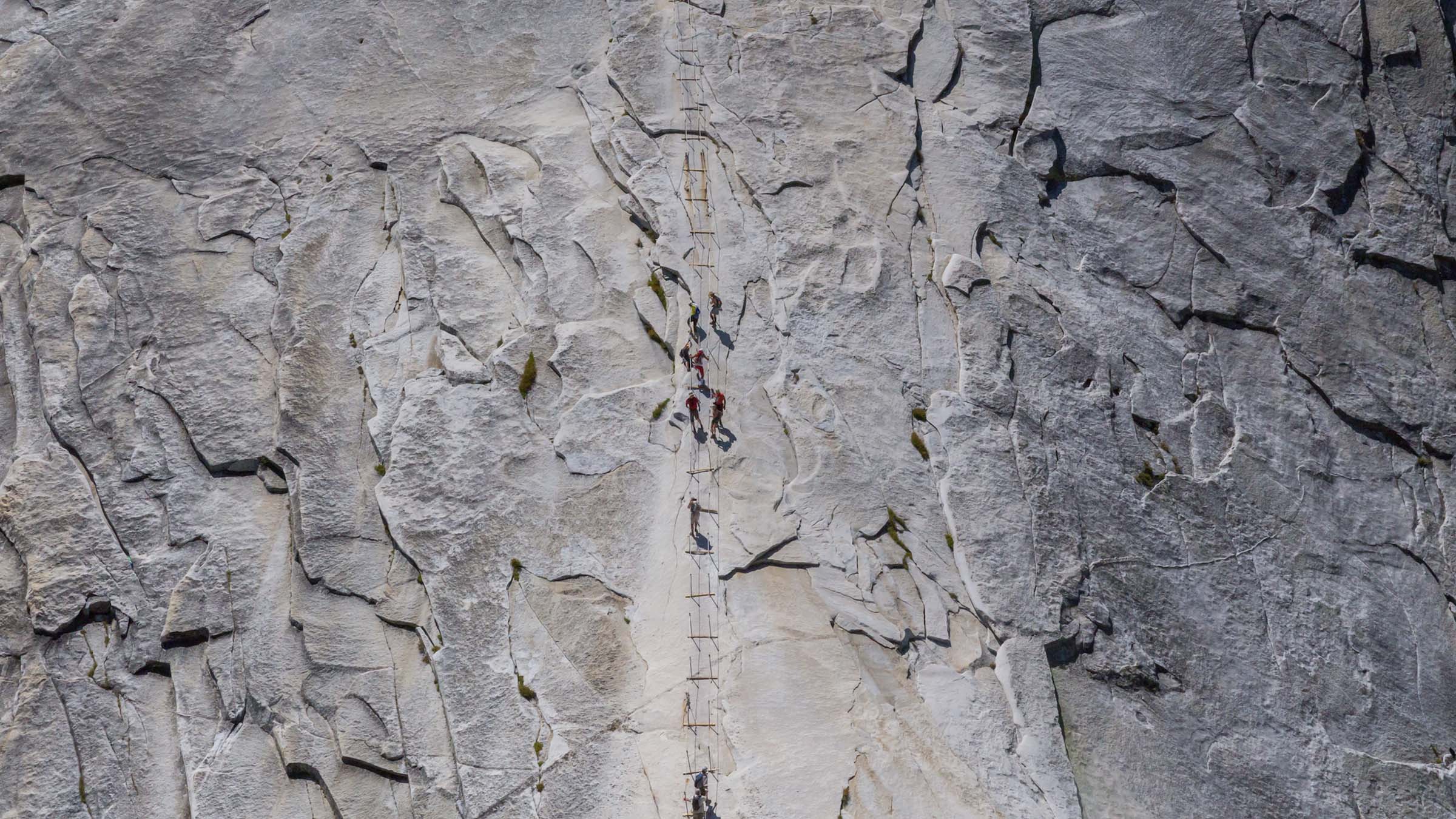 Climbing Half-Dome