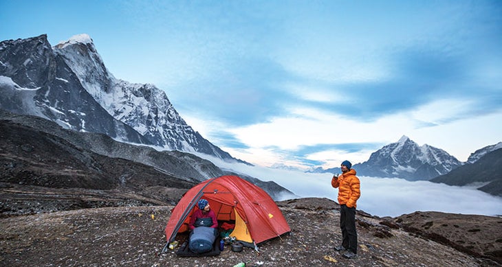 bp1116adv_nepaltent_patitucci_750x400 Camping near Chukhung, you get a view of Ama Dablam’s northeast face, a perspective that trekkers on the standard Everest route don’t see. Photos by…